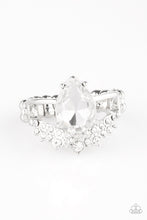 Load image into Gallery viewer, Paparazzi If The Crown Fits - White Ring