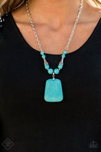 Load image into Gallery viewer, Paparazzi Sandstone Oasis Blue Necklace