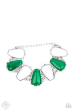 Load image into Gallery viewer, Paparazzi Yacht Club Couture - Green Bracelet - Fashion Fix - March 2021