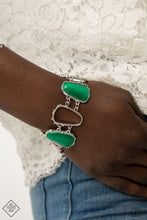 Load image into Gallery viewer, Paparazzi Yacht Club Couture - Green Bracelet - Fashion Fix - March 2021
