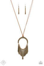 Load image into Gallery viewer, Paparazzi You Wouldnt FLARE! Brass Necklace-Fashion Fix-May 2021