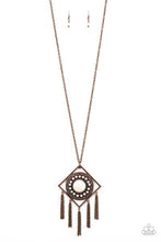 Load image into Gallery viewer, Paparazzi Sandstone Solstice Copper Necklace
