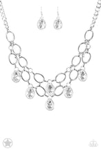Load image into Gallery viewer, Paparazzi how-Stopping Shimmer - White Necklace