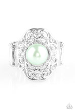 Load image into Gallery viewer, Paparazzi Pearl Princess - Green Ring