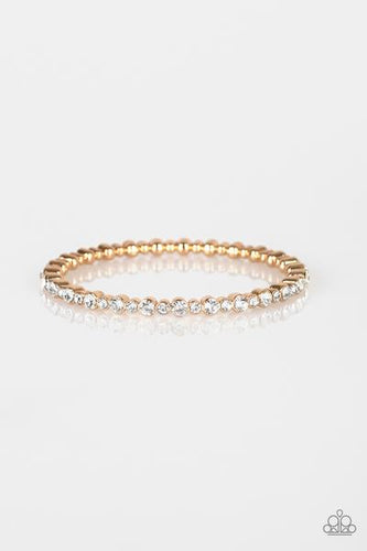 Paparazzi Seven Figure Fabulous - Gold Bracelet