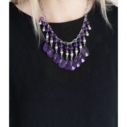 Paparazzi Beauty School Drop Out - Purple Necklace