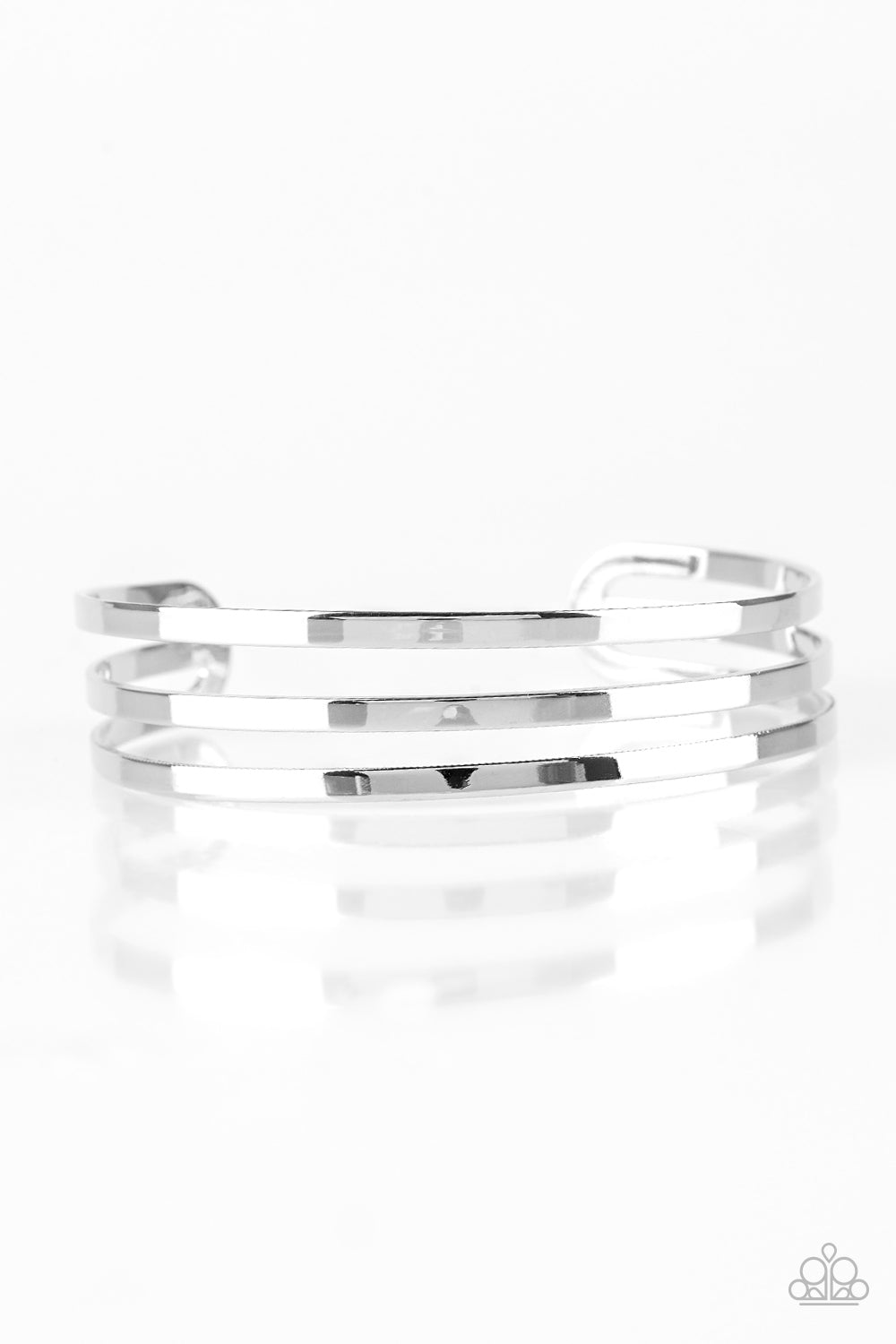 Paparazzi Street Sleek - Silver Bracelet