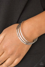 Load image into Gallery viewer, Paparazzi Street Sleek - Silver Bracelet