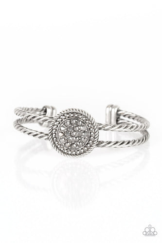 Paparazzi Definitely Dazzling - Silver Bracelet