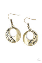 Load image into Gallery viewer, Paparazzi Eastside Excursionist - Brass Earring