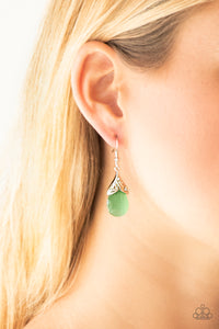 Paparazzi Spring Dew - Green Earring