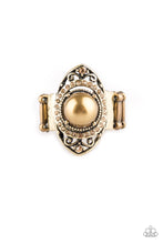 Load image into Gallery viewer, Paparazzi Pearl Posh - Brass Ring