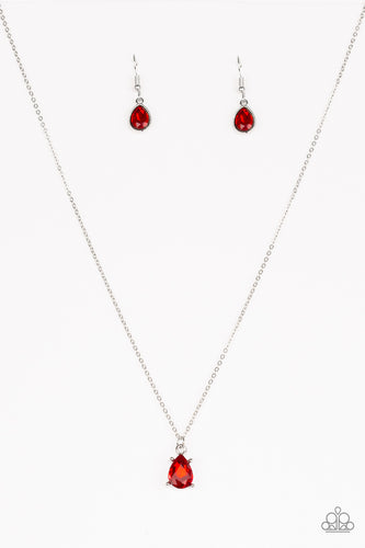 Paparazzi Classy Classicist - Red Necklace