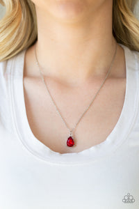 Paparazzi Classy Classicist - Red Necklace