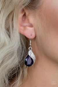 Paparazzi Easy Elegance - Purple Earrings