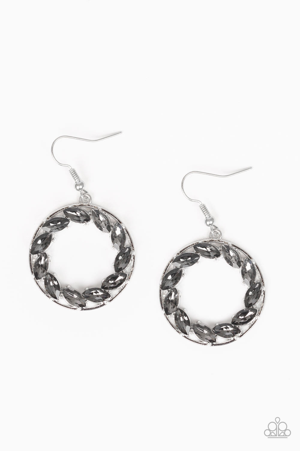 Paparazzi Global Glow - Silver Earring