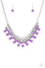 Load image into Gallery viewer, Paparazzi Friday Night Fringe - Purple Necklace