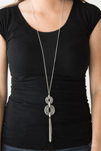 Load image into Gallery viewer, Paparazzi Timelessly Tasseled Necklace - Silver