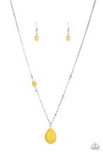 Load image into Gallery viewer, Paparazzi Peaceful Prairies - Yellow Necklace