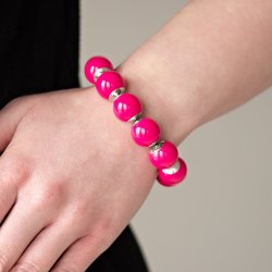 Paparazzi Candy Shop Sweetheart Bracelet - Pink