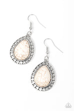 Load image into Gallery viewer, Paparazzi Sahara Serenity - White Earring