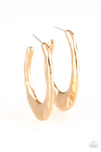 Paparazzi HOOP Me Up! - Gold Earring
