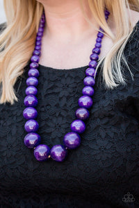 Paparazzi Effortlessly Everglades - Purple Necklace