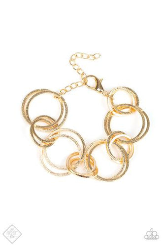 Paparazzi Give Me A Ring Gold Bracelet