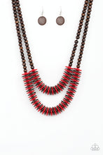 Load image into Gallery viewer, Paparazzi Dominican Disco - Red Necklace