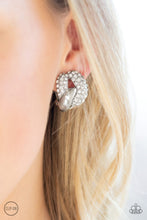 Load image into Gallery viewer, Paparazzi Definitely Date Night - White Clip On Earring