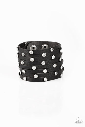 Paparazzi Sass Squad - Black Bracelet