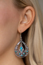 Load image into Gallery viewer, Paparazzi  All-Girl Glow - Blue Earring