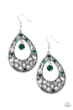 Load image into Gallery viewer, Paparazzi Gotta Get That Glow - Green Earring