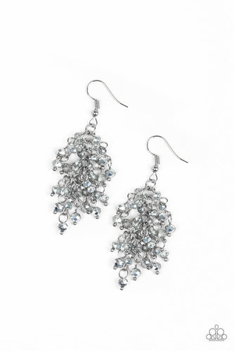 Paparazzi A Taste Of Twilight - Silver Earrings