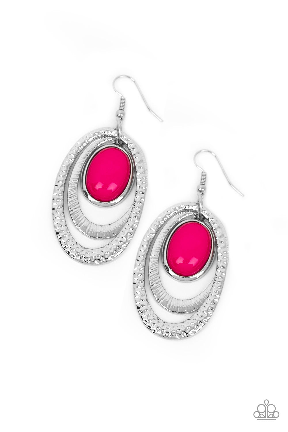 Paparazzi Seaside Spinster Pink Earring