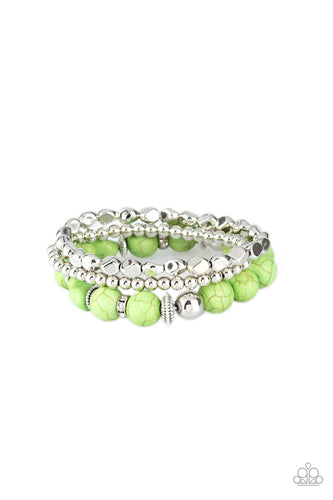Paparazzi Rural Restoration - Green Bracelet