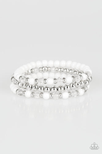 Paparazzi Irresistibly Irresistible - White Bracelet