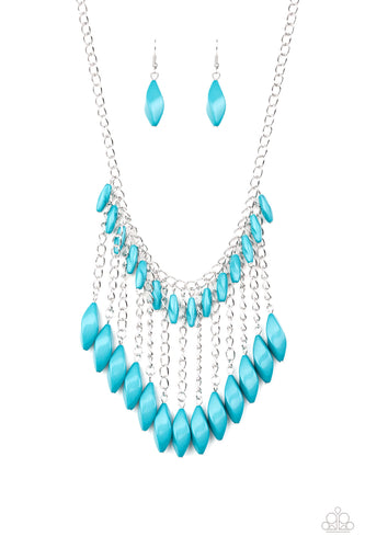 Paparazzi Venturous Vibes - Blue Necklace