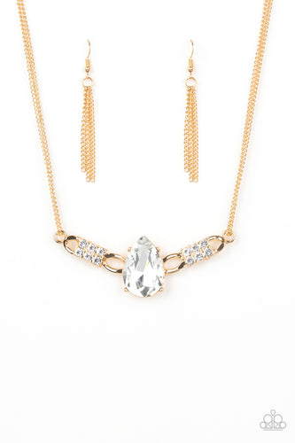 Paparazzi Way to Make An Entrance - Gold Necklace