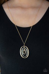 Paparazzi Classic Convergence - Gold Necklace