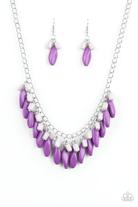 Paparazzi Bead Binge - Purple Necklace