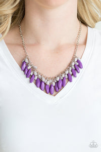 Paparazzi Bead Binge - Purple Necklace