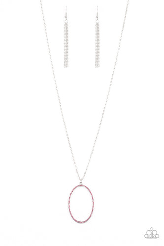 Paparazzi A Dazzling Distraction Necklace - Pink