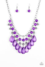 Load image into Gallery viewer, Paparazzi Beauty School Drop Out - Purple Necklace