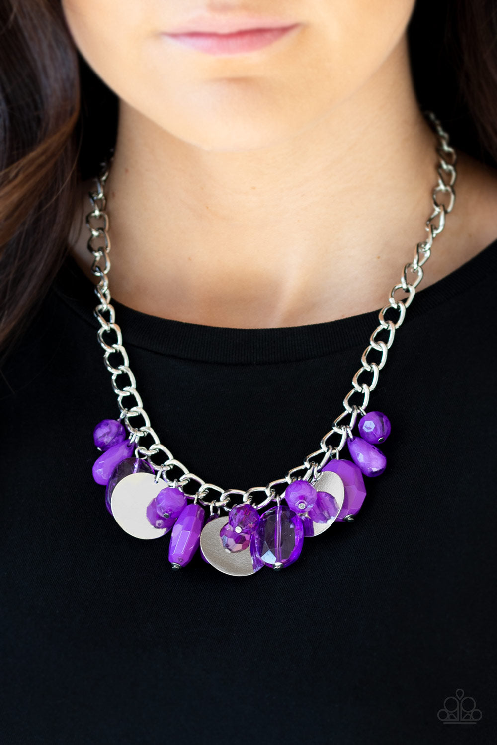 Paparazzi Treasure Shore - Purple Necklace