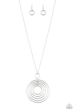 Load image into Gallery viewer, Paparazzi Running Circles In My Mind - Silver Necklace