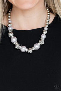 Paparazzi Hollywood HAUTE Spot - Silver Necklace