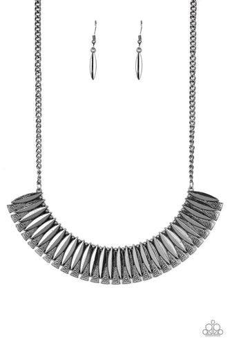 Paparazzi My Main MANE Black Necklace