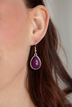 Load image into Gallery viewer, Paparazzi Shop Til You TEARDROP - Purple Necklace
