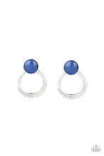 Load image into Gallery viewer, Paparazzi Glow Roll - Blue Earrings